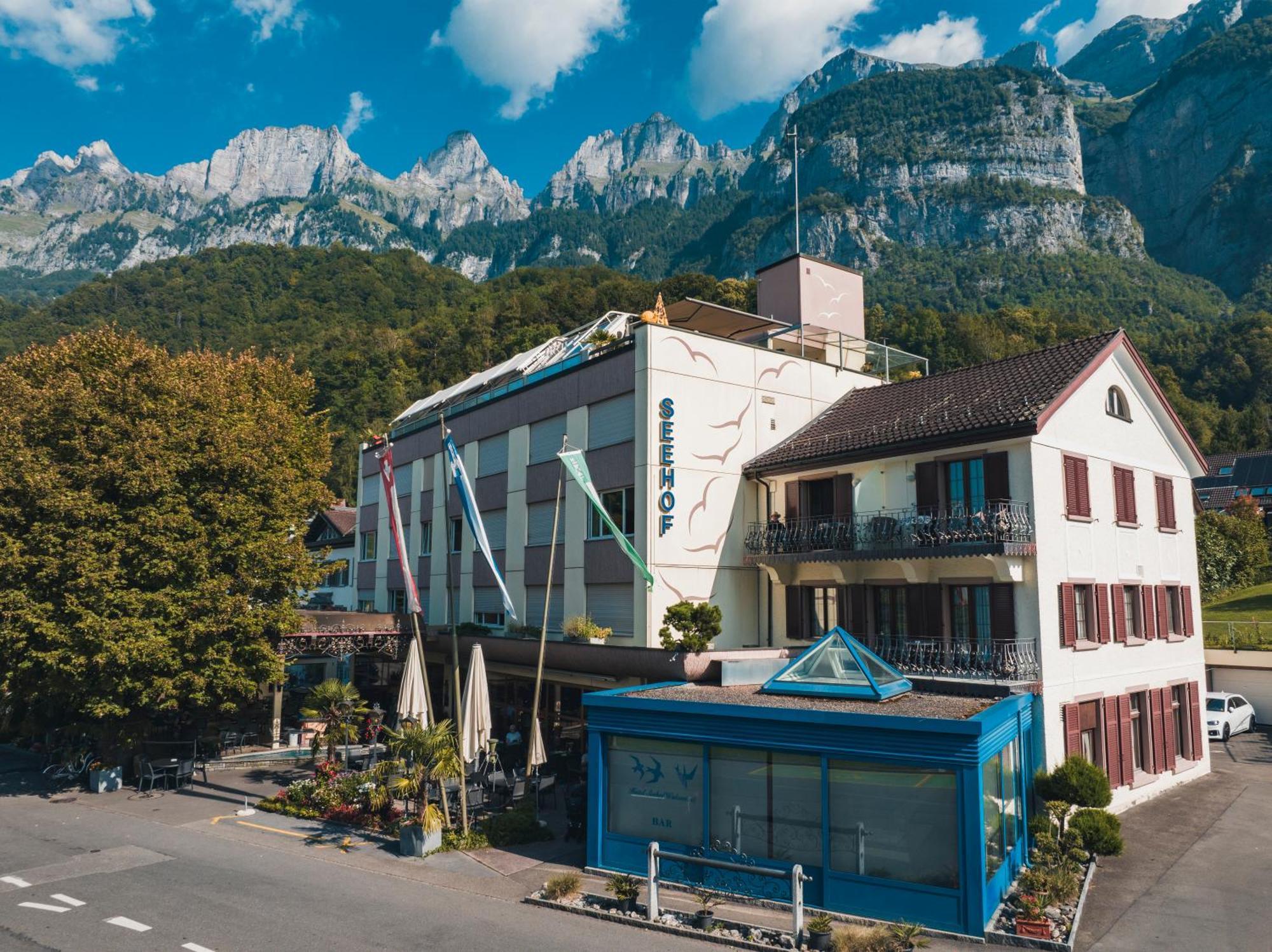 Hotel Seehof Superior Walenstadt Buitenkant foto